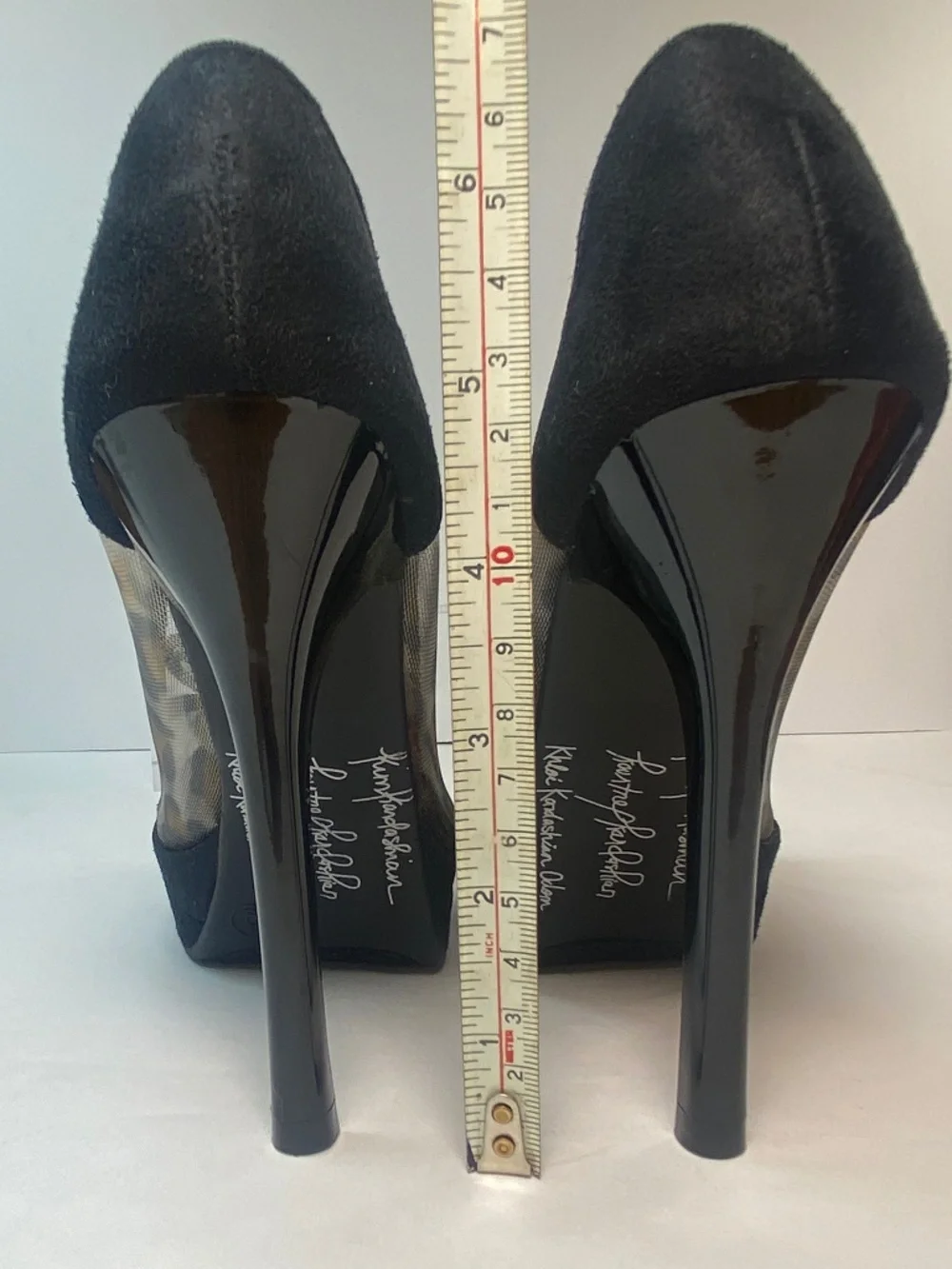 Kardashian Women's Miami Leopard Black Stiletto Heels Size 6 NEW NO BOX